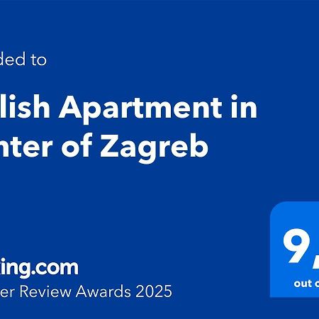 Stylish Apartment In Center Of Zagreb Extérieur photo